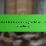 Classified Ads: Audience Segmentation, Online Advertising