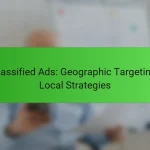Classified Ads: Geographic Targeting, Local Strategies