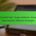Classified Ads: Target Audience, Home Improvement, Effective Strategies