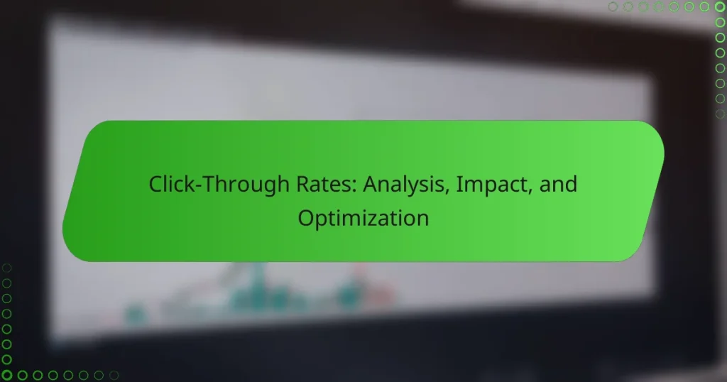 Показатели CTR: Анализ, Влияние и Оптимизация