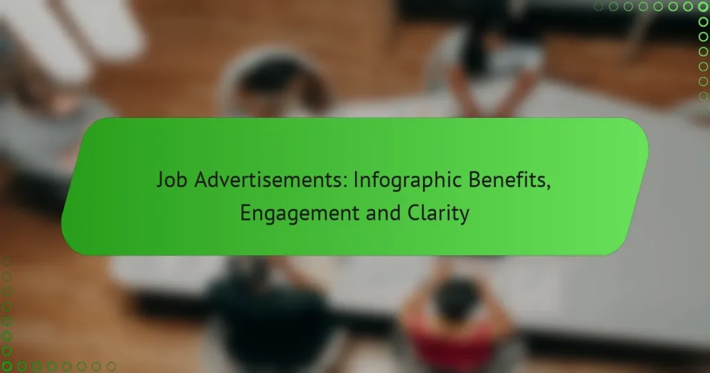 Объявления о вакансиях: Инфографика преимущества, вовлеченность и ясность